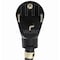 Ac Works STW; Cold Weather Extension Cord, 10 AWG, Indoor/Outdoor, 10/4, 1 Outlets, 14-30R, Black, 14-30P 1430PR-050 - alternate 3